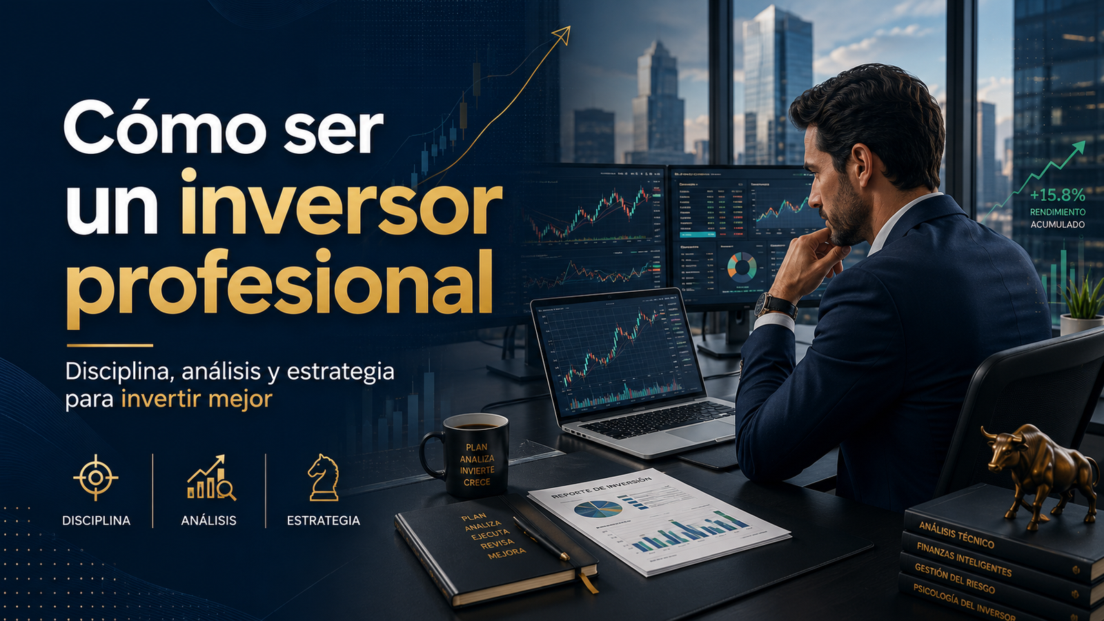 Cómo convertirse en un inversor profesional: 12 consejos para invertir con estrategia