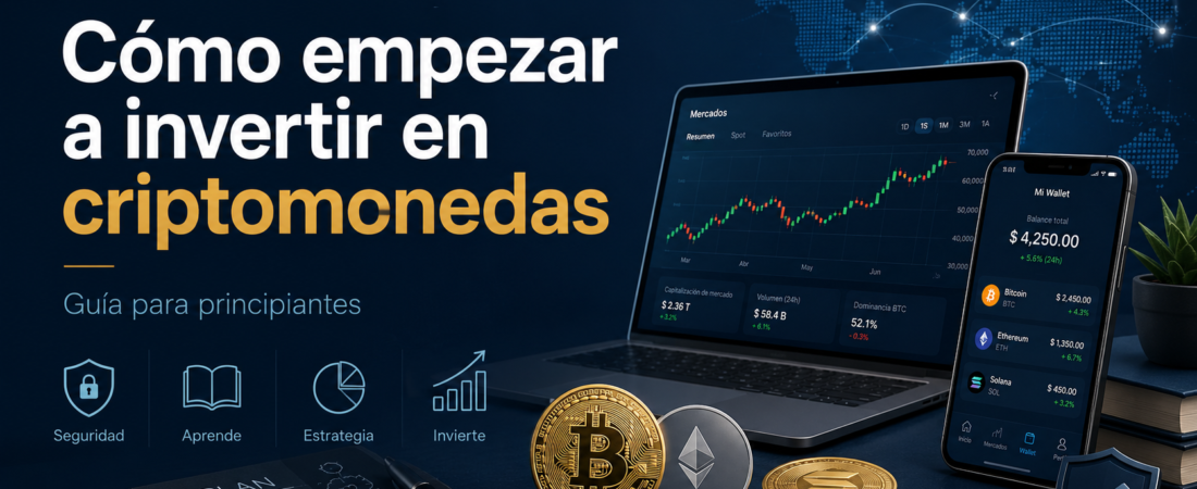 Cómo invertir en criptomonedas desde cero de forma segura: guía para principiantes