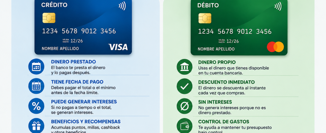 ¿Cuándo conviene usar tarjeta de crédito y débito? Guía completa