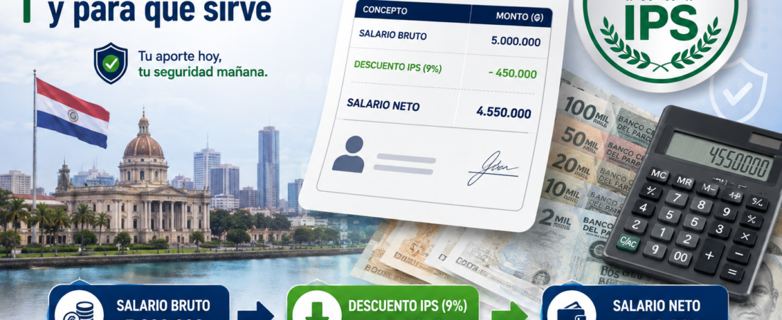 Aporte al IPS en Paraguay: qué es, cuánto te descuentan y por qué aparece todos los meses en tu recibo de sueldo