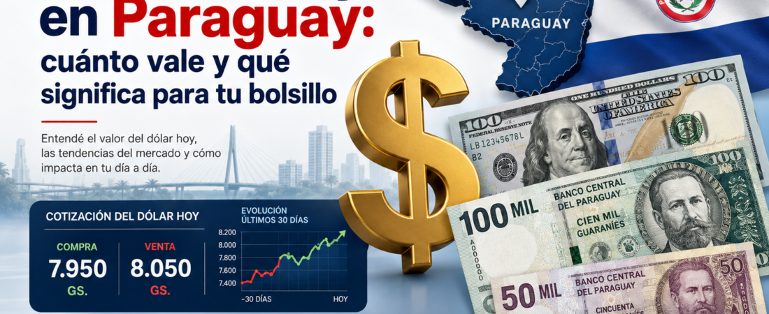 Dólar hoy Paraguay: cotización, por qué baja y si conviene comprar en 2026