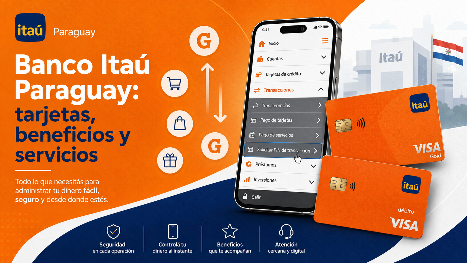 Banco Itaú Paraguay: tarjetas, beneficios, descuentos y cómo funciona