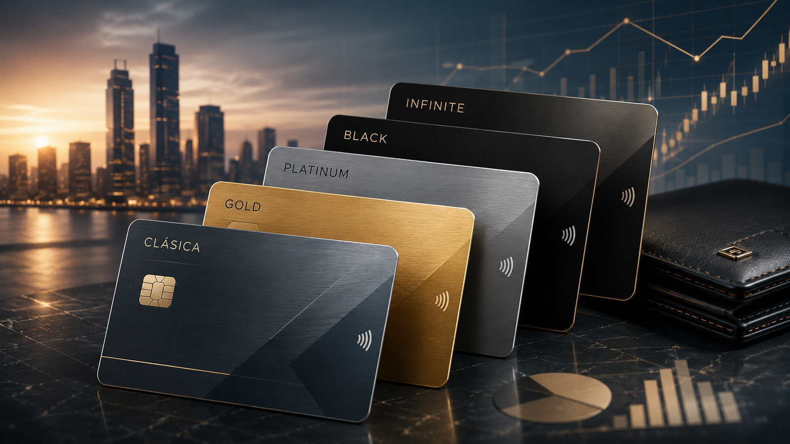 Tipos de tarjetas de crédito: niveles, beneficios y cómo las usan los millonarios