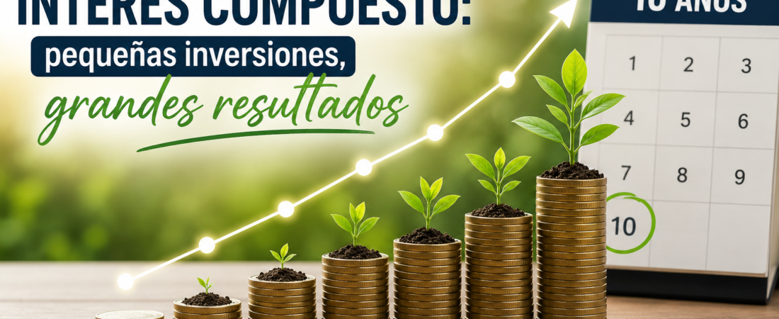 Interés compuesto: cómo una pequeña inversión puede crecer durante 10 años